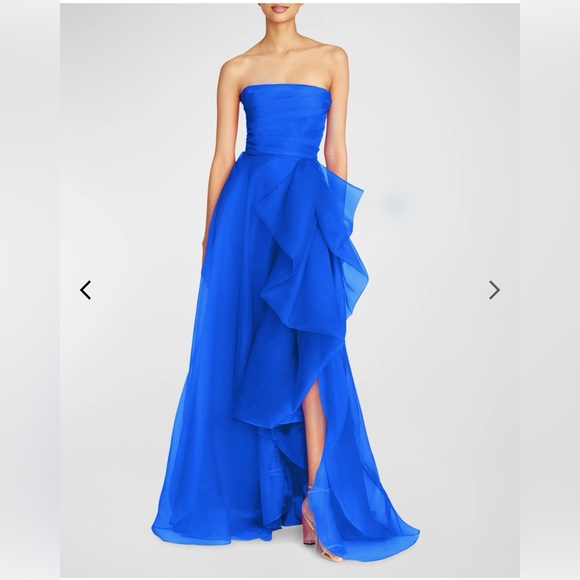 Theia Strapless Evening Gown - Picture 8 of 8